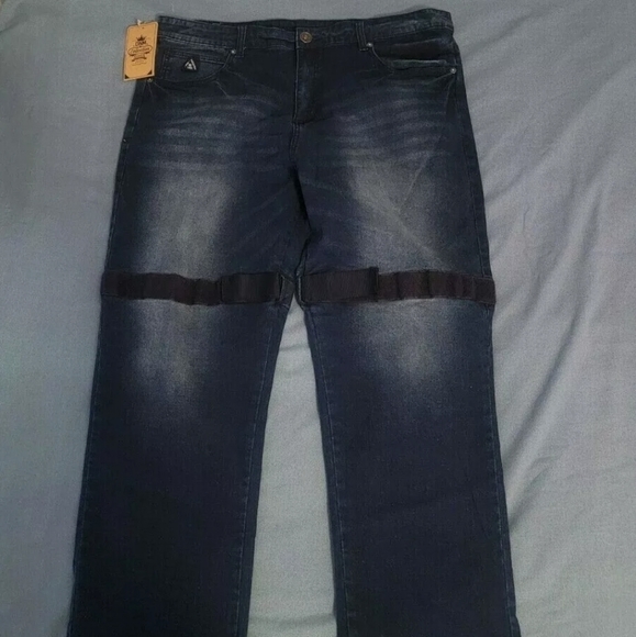 DNM Collection Men's Size 36 Denim Slim Fit Jeans - Picture 4 of 15